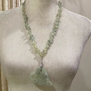 Prehnite Gemstone Necklace